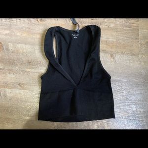 UO Seamless Plunge Crop Tank